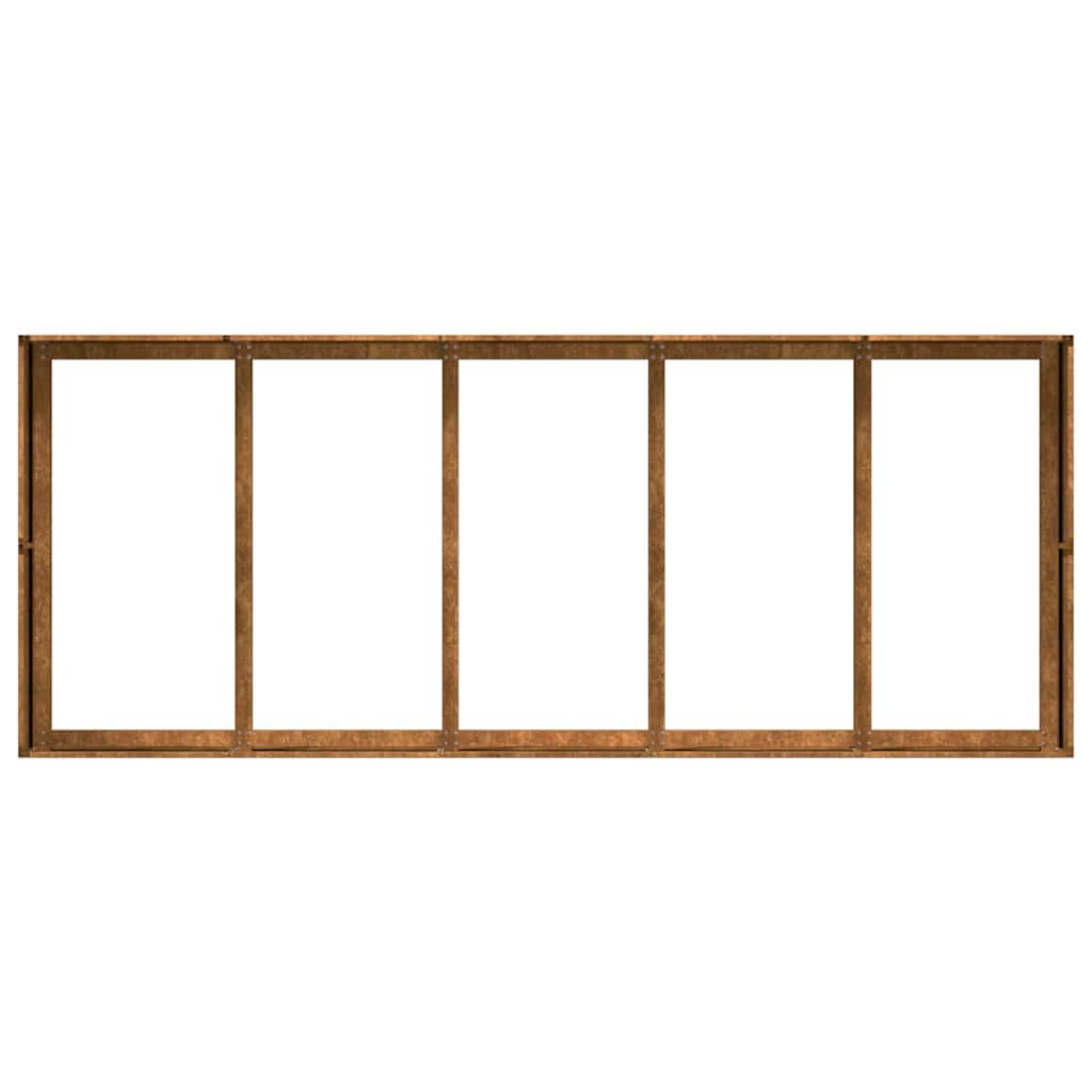 Planteringskärl Rostig 200X80X40 Cm Väderbeständigt Stål