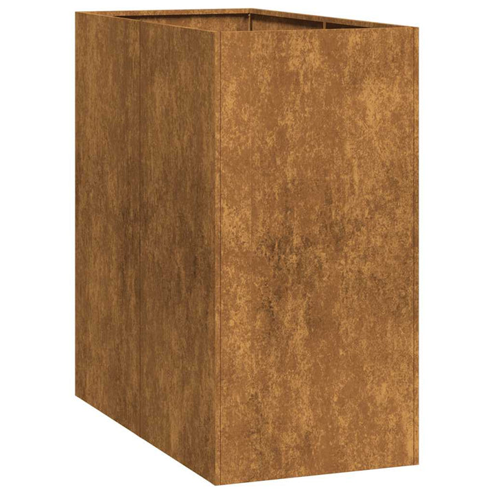 Planteringskärl Rostig 40X80X80 Cm Väderbeständigt Stål