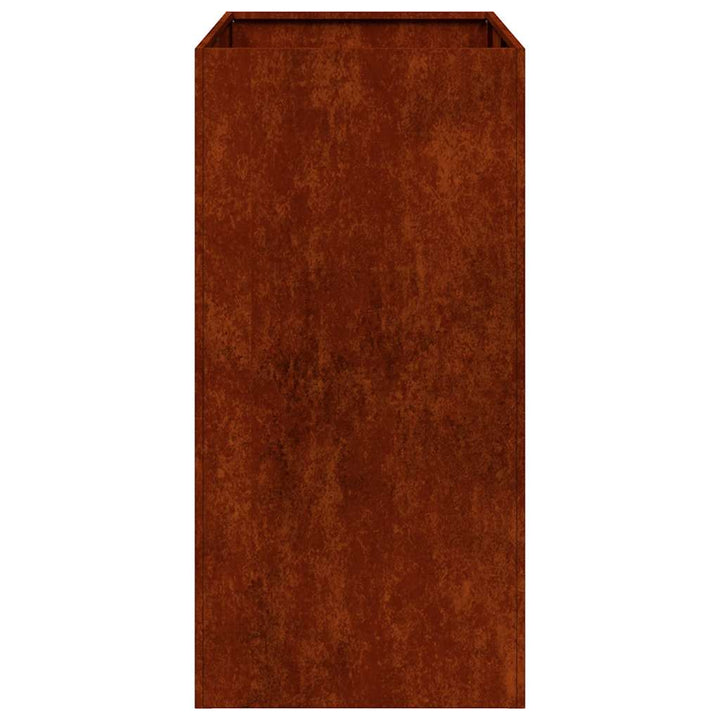 Planteringskärl Rostig 40X80X80 Cm Väderbeständigt Stål