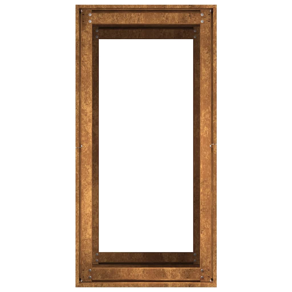Planteringskärl Rostig 40X80X80 Cm Väderbeständigt Stål
