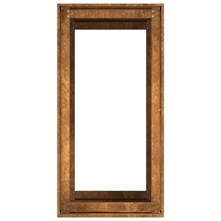 Planteringskärl Rostig 40X80X80 Cm Väderbeständigt Stål
