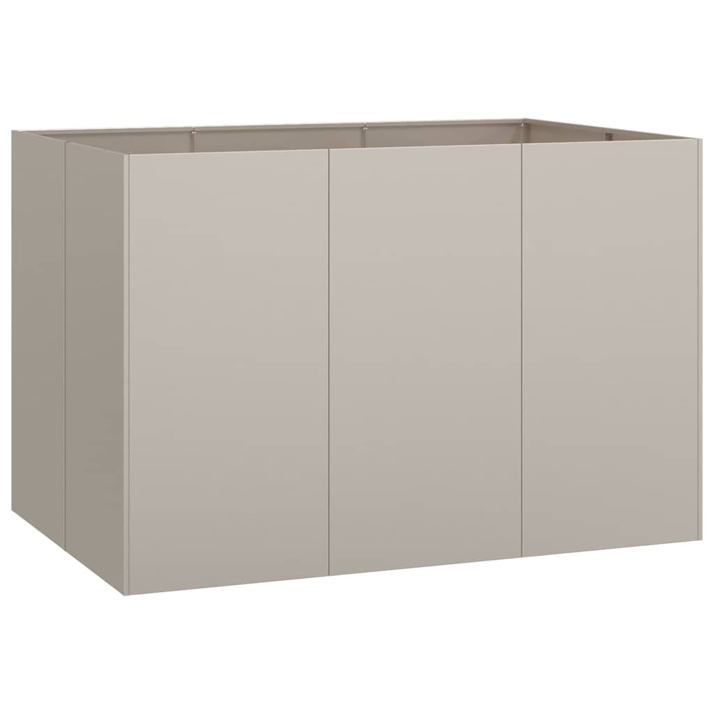 Planteringskärl Rostig 120X80X80 Cm Väderbeständigt Stål