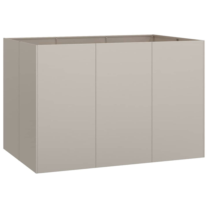 Planteringskärl Rostig 120X80X80 Cm Väderbeständigt Stål