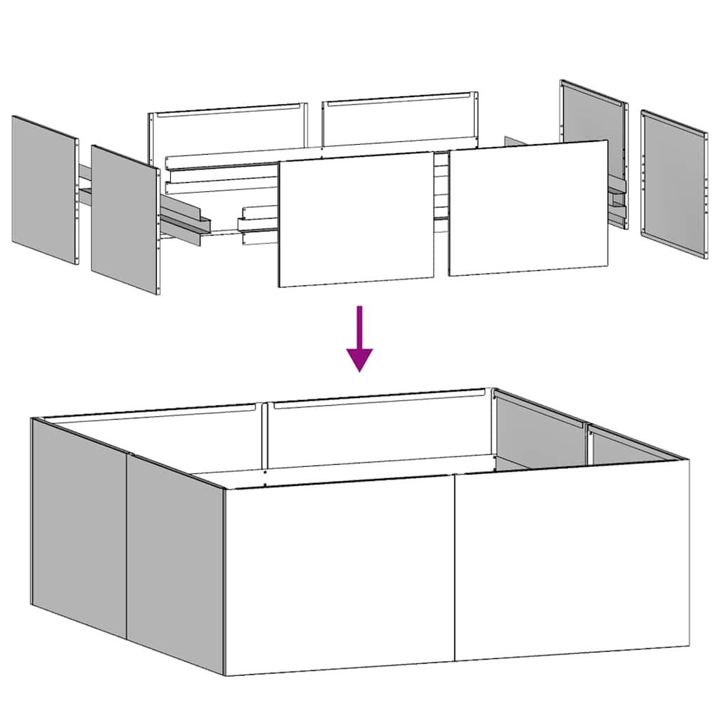 Planteringskärl Stål