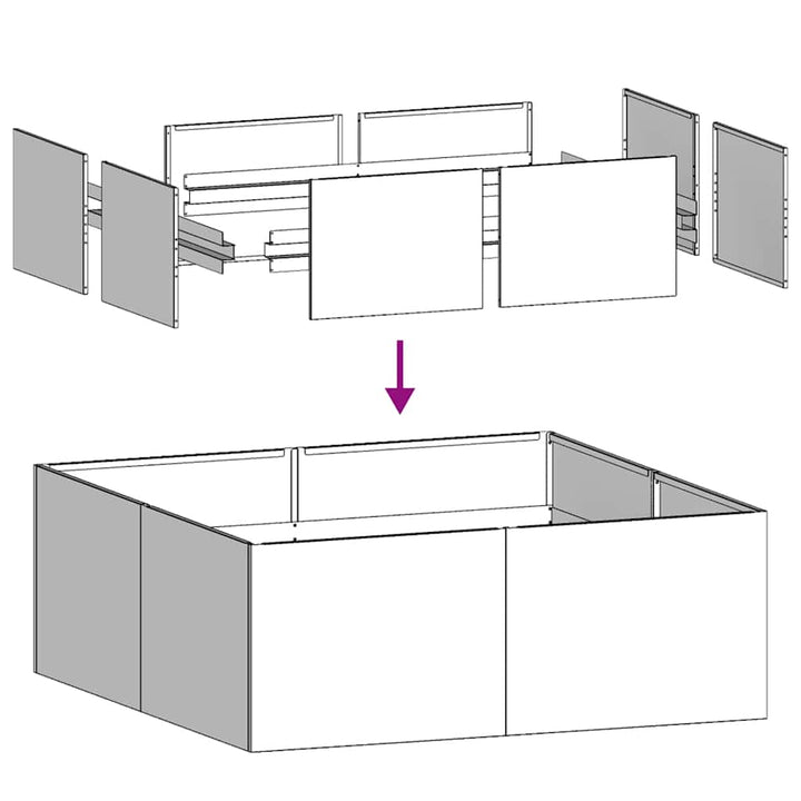 Planteringskärl Stål