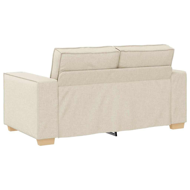 Soffset 3 Pcs Beige 220 X 80 X 84 Cm Linnenblandad Tyg
