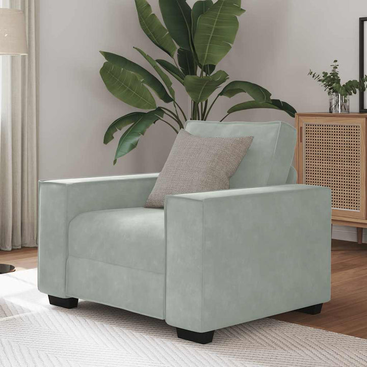3-Sitssoffa 220X78X84 Cm Sammet