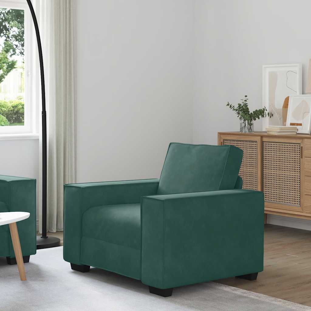 3-Sitssoffa 220X78X84 Cm Sammet