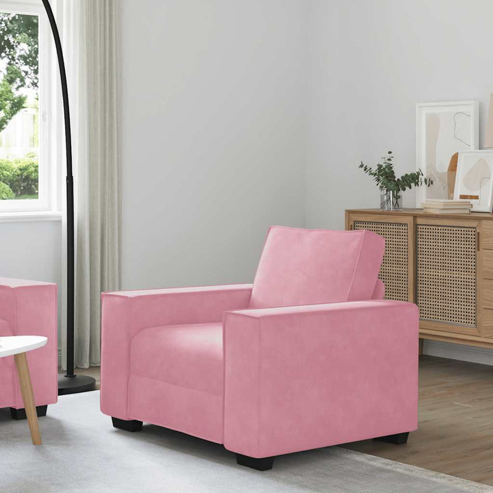 3-Sitssoffa 220X78X84 Cm Sammet