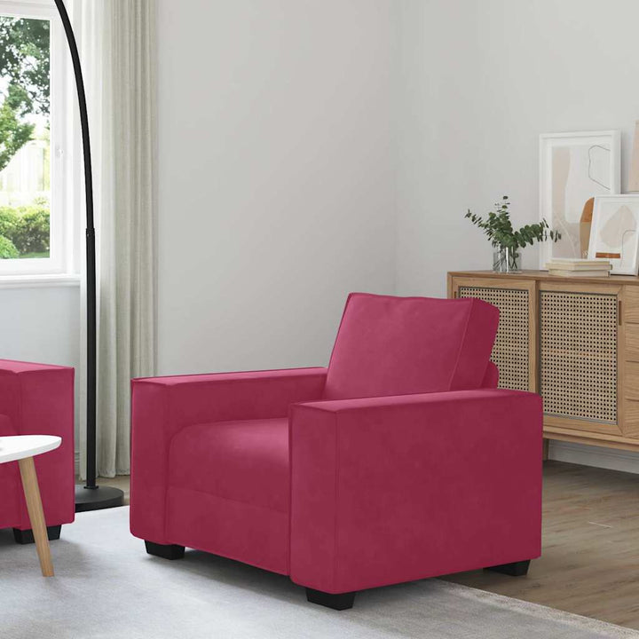 3-Sitssoffa 220X78X84 Cm Sammet