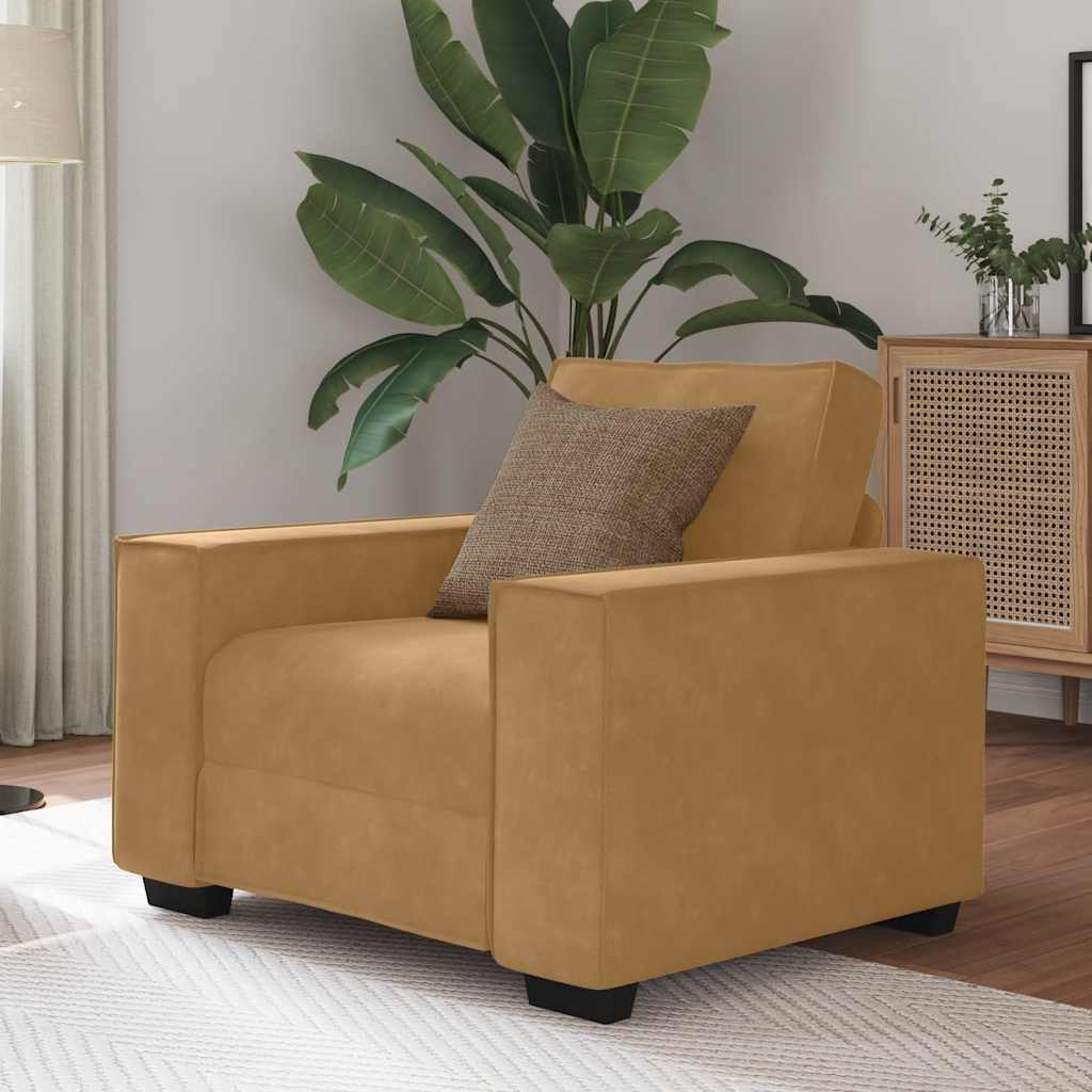 3-Sitssoffa 220X78X84 Cm Sammet