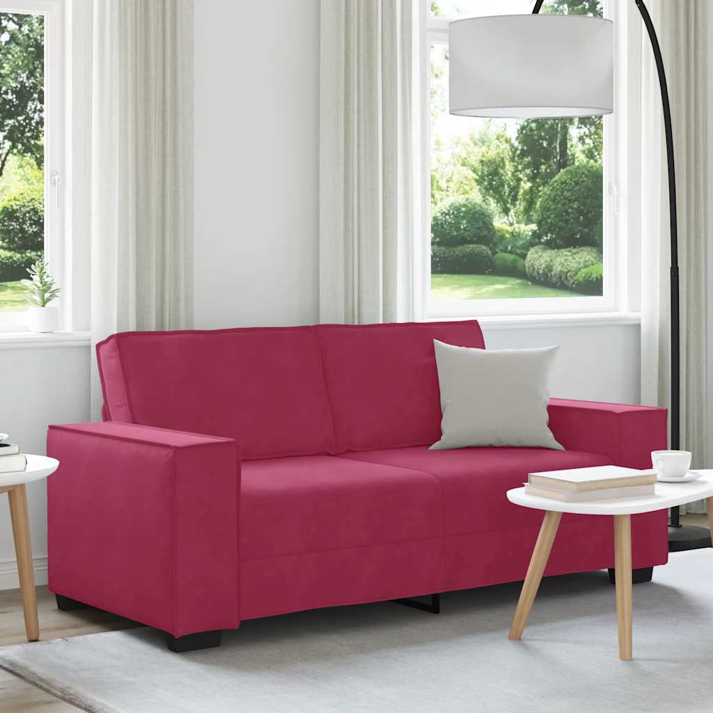 3-Sitssoffa 220X78X84 Cm Sammet