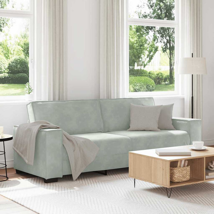 3-Sitssoffa 220X78X84 Cm Sammet