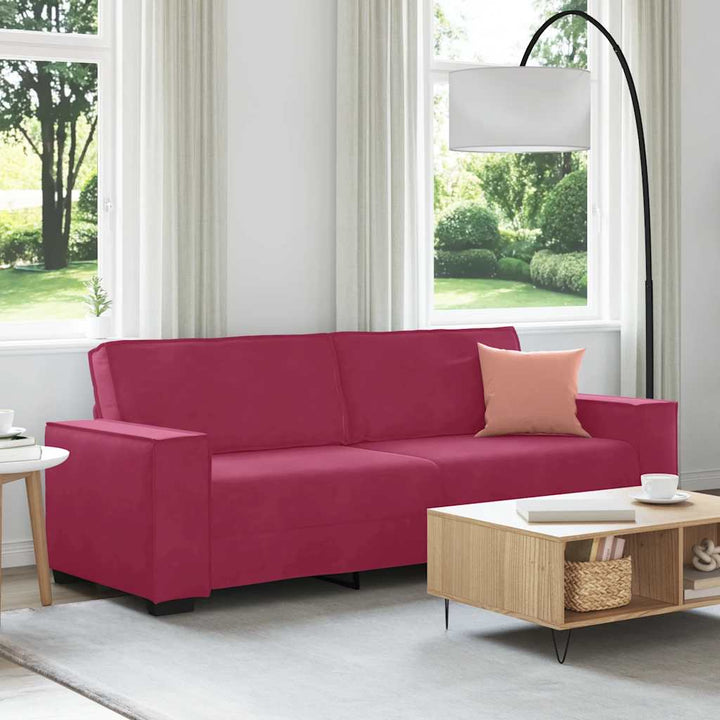 3-Sitssoffa 220X78X84 Cm Sammet