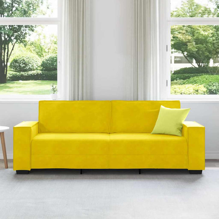 3-Sitssoffa 220X78X84 Cm Sammet