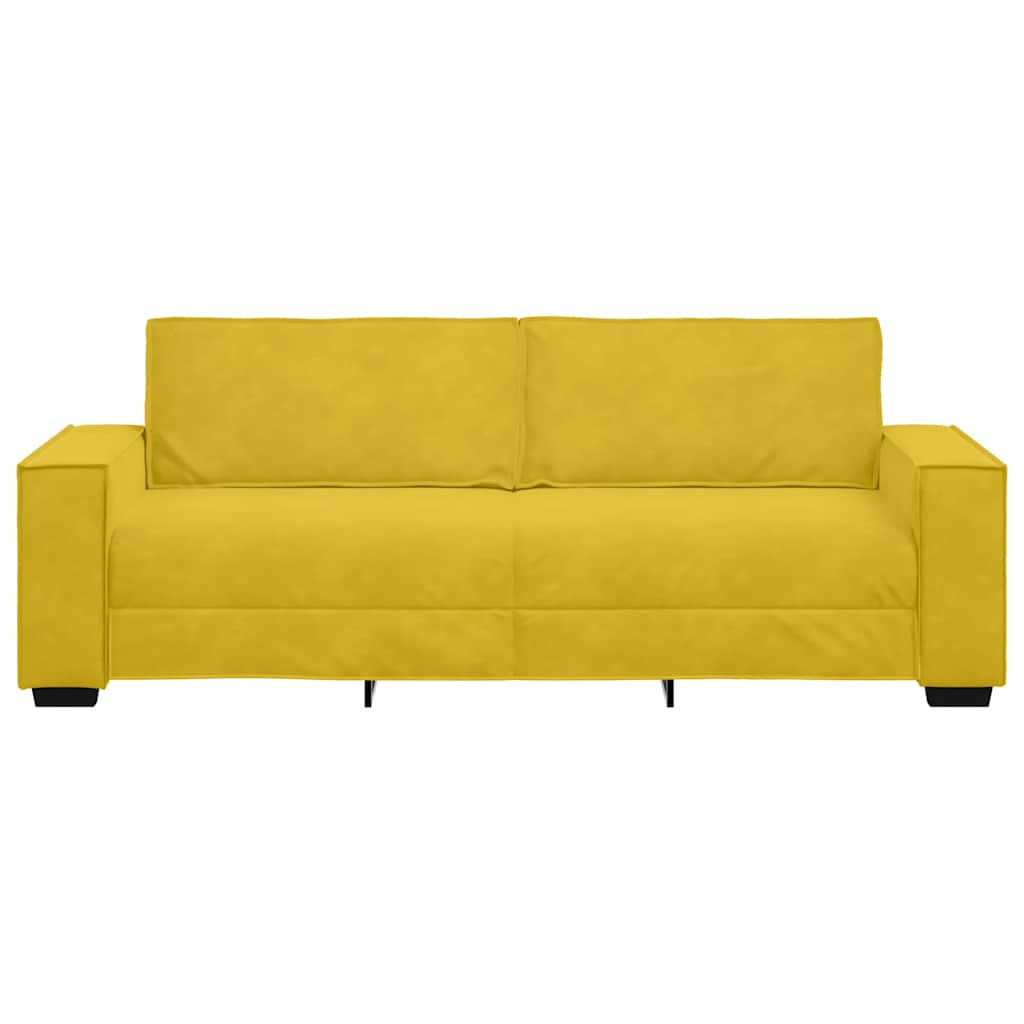 3-Sitssoffa 220X78X84 Cm Sammet