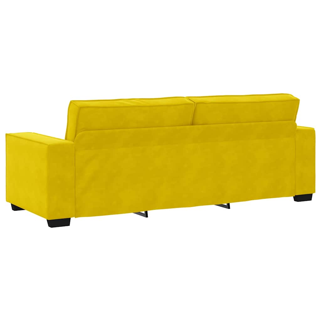 3-Sitssoffa 220X78X84 Cm Sammet