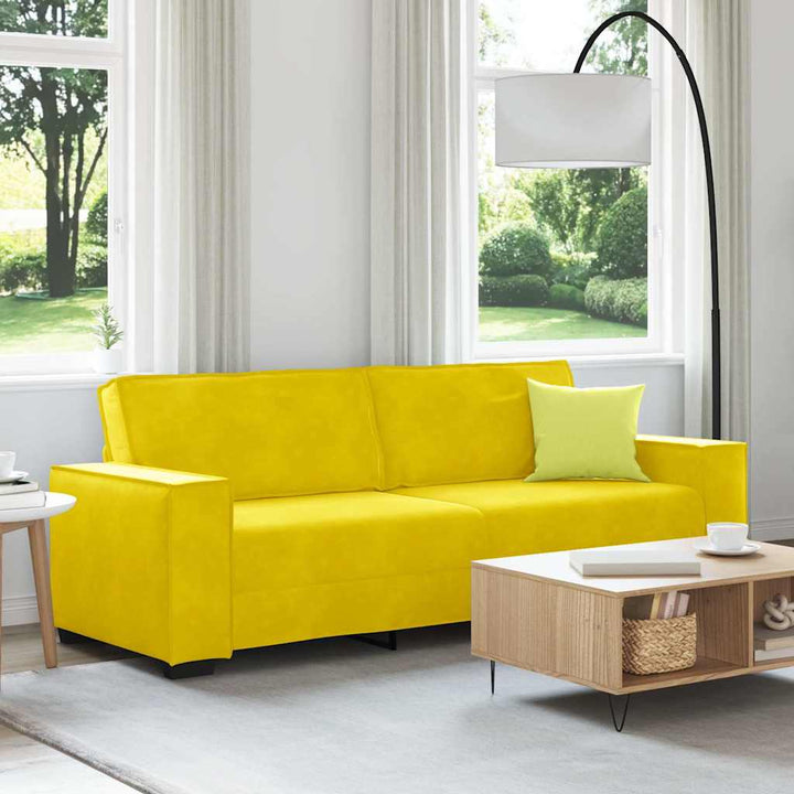 3-Sitssoffa 220X78X84 Cm Sammet