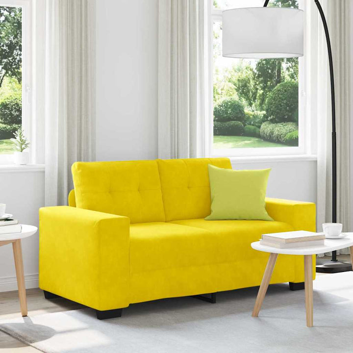 3-Sits Soffa Med Kudde Sammet