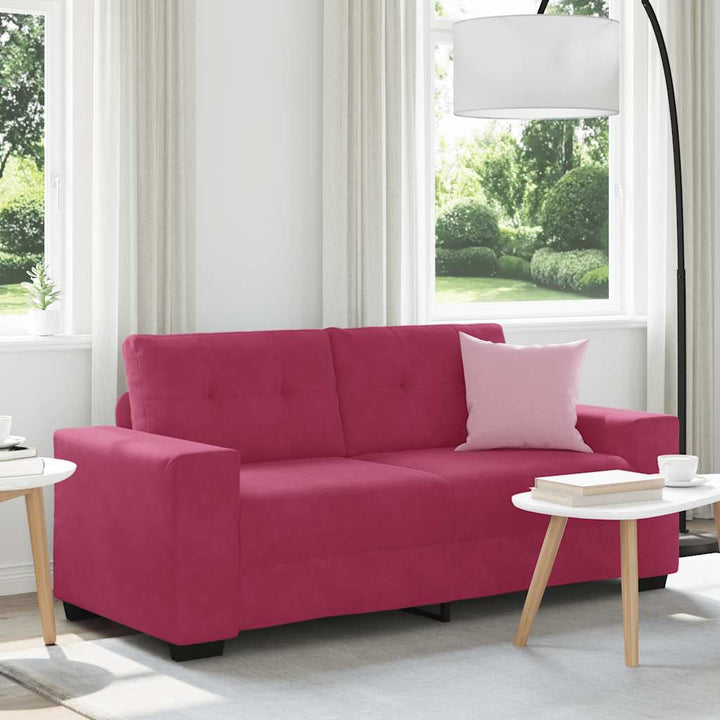 Loveseat Soffa 160X77X82 Cm Sammet