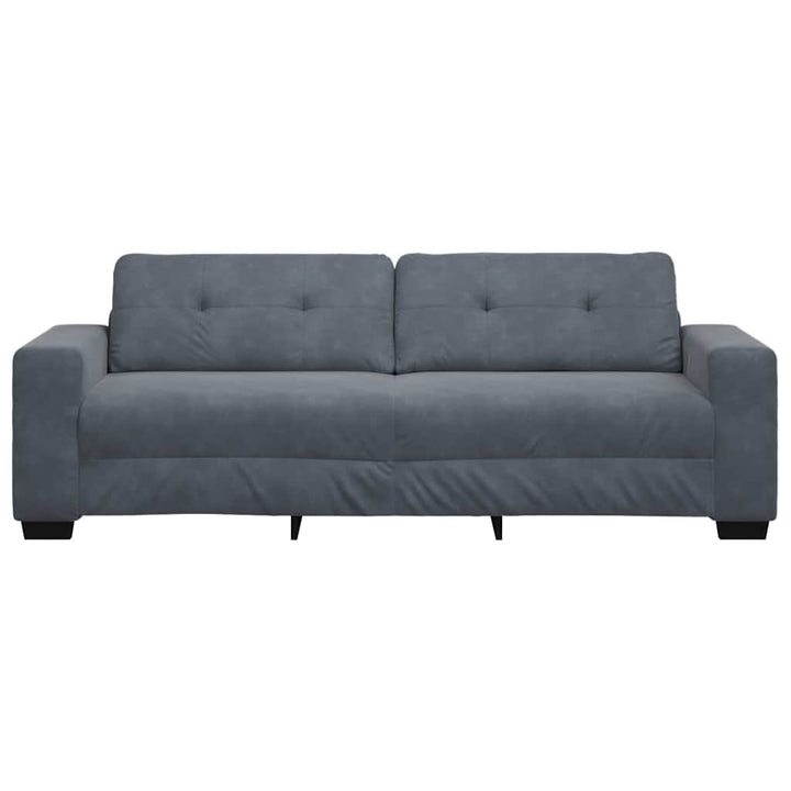3-Sitssoffa 220X78X80 Cm Sammet