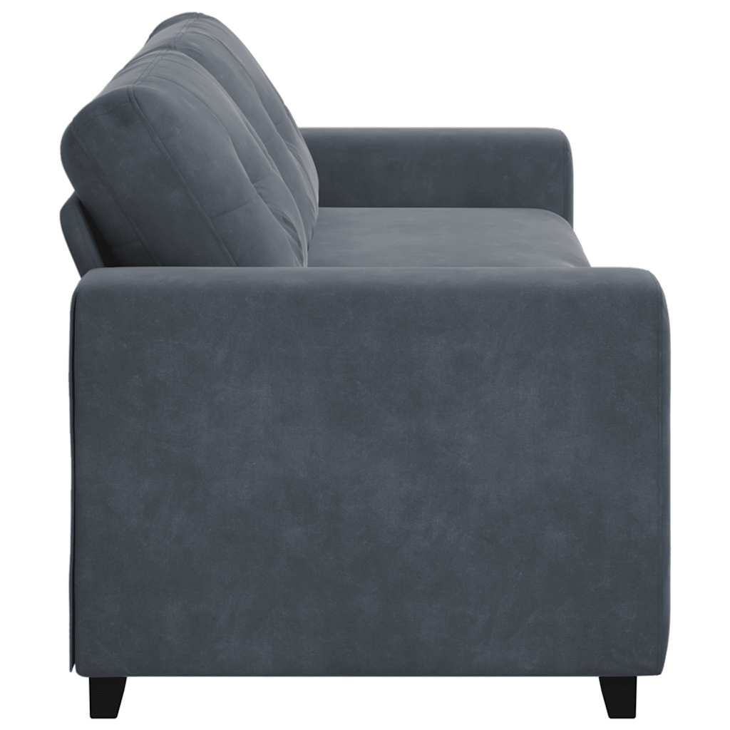 3-Sitssoffa 220X78X80 Cm Sammet