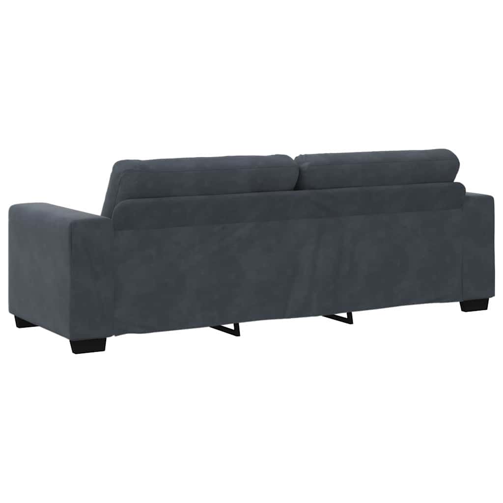 3-Sitssoffa 220X78X80 Cm Sammet