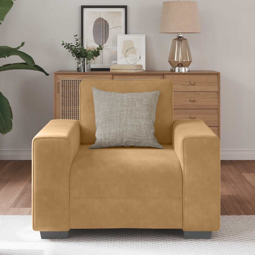Soffstol 100X77X82 Cm Sammet