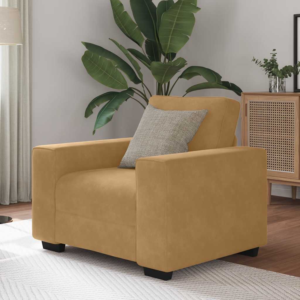 Soffstol 100X77X82 Cm Sammet
