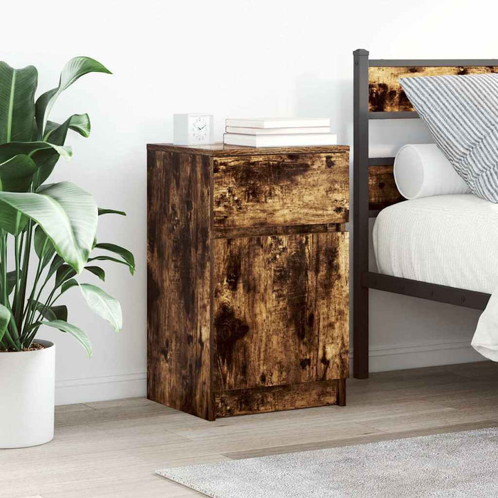 Sängbord 2 St 39X35X65 Cm Konstruerat Trä