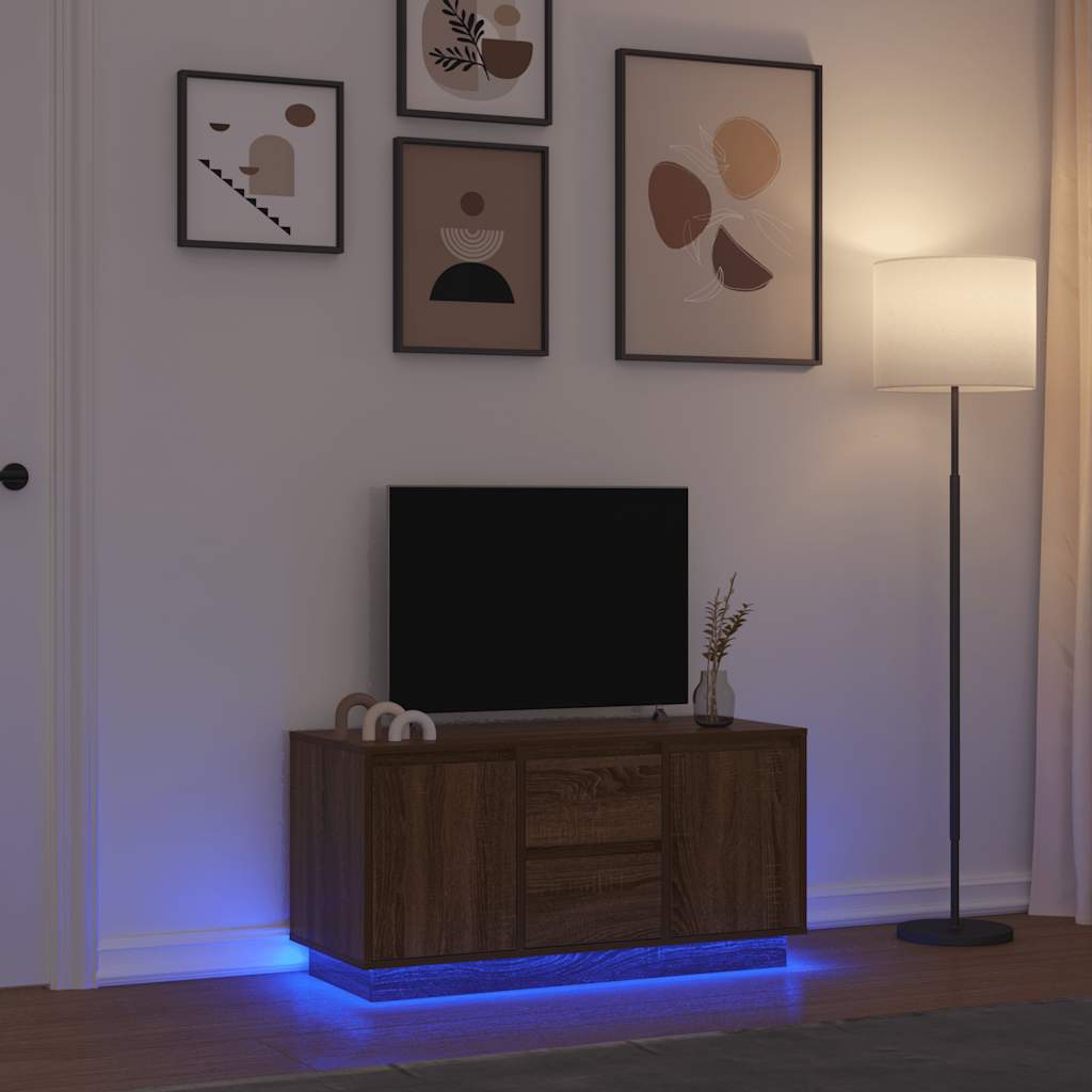 Tv-Bänk 188,5X41X50 Cm Konstruerat Trä