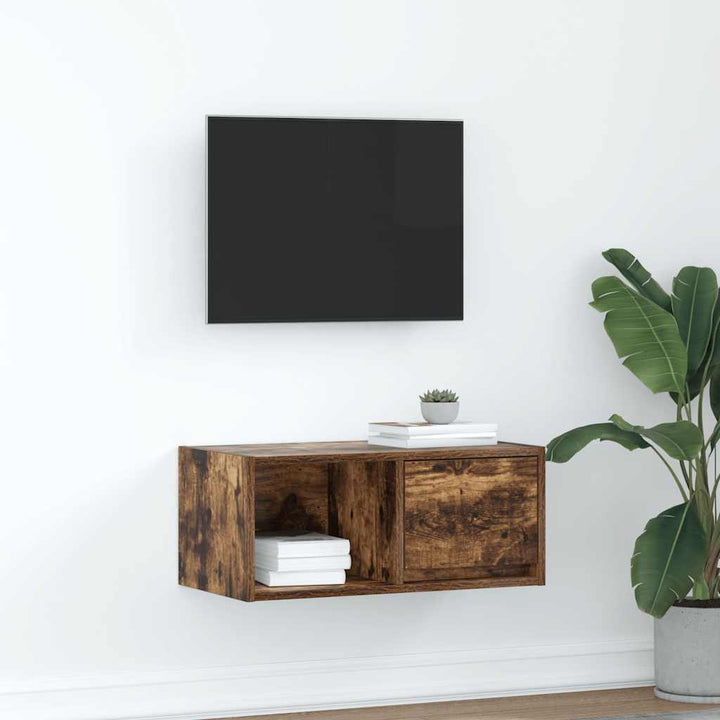Tv-Bänkar 2 St 100X31X25,5 Cm Konstruerat Trä