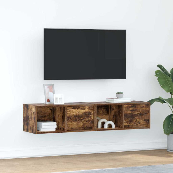 Tv-Bänkar 2 St 100X31X25,5 Cm Konstruerat Trä