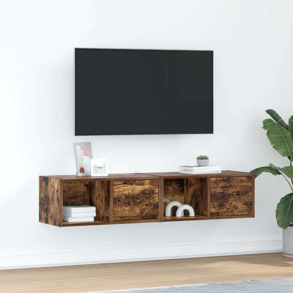 Tv-Bänkar 2 St 100X31X25,5 Cm Konstruerat Trä