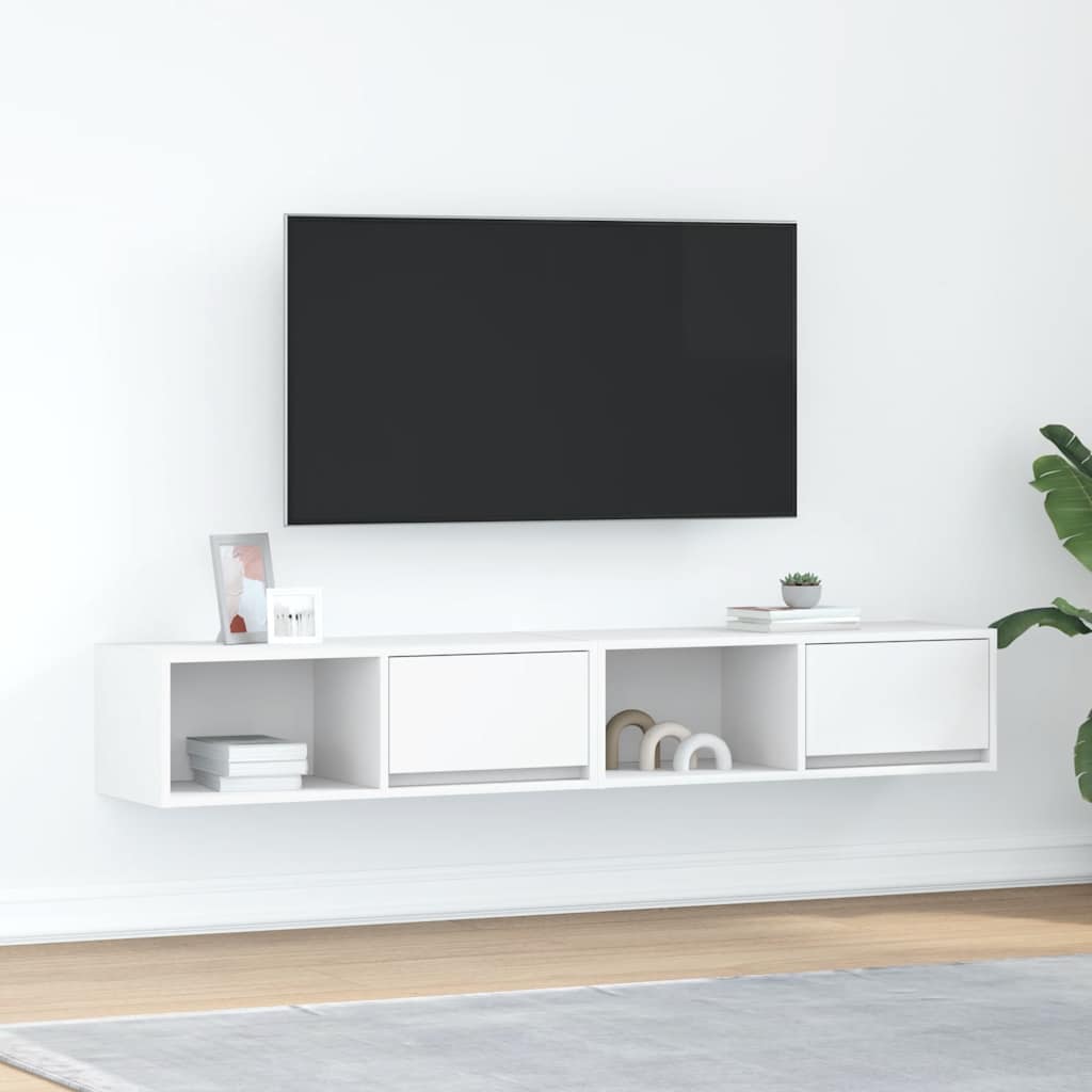Tv-Bänkar 2 St 100X31X25,5 Cm Konstruerat Trä