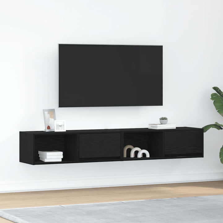 Tv-Bänkar 2 St 100X31X25,5 Cm Konstruerat Trä