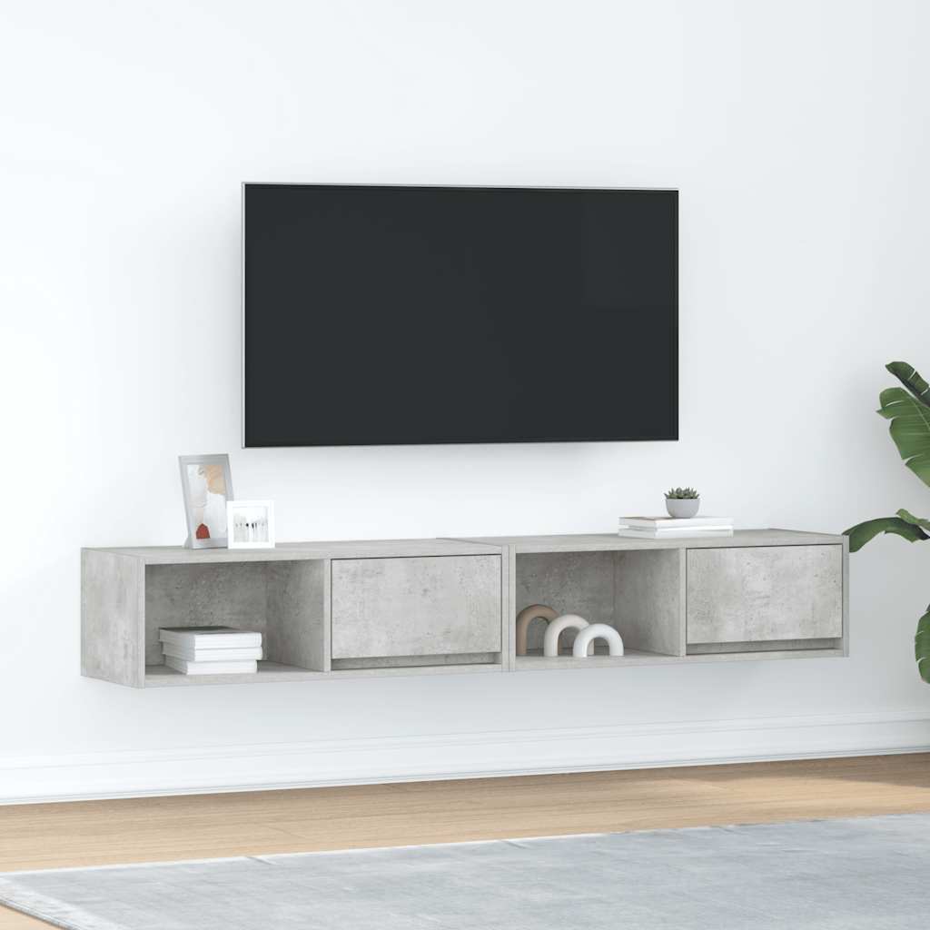 Tv-Bänkar 2 St 100X31X25,5 Cm Konstruerat Trä