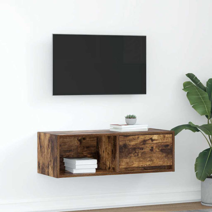 Tv-Bänkar 2 St 100X31X25,5 Cm Konstruerat Trä