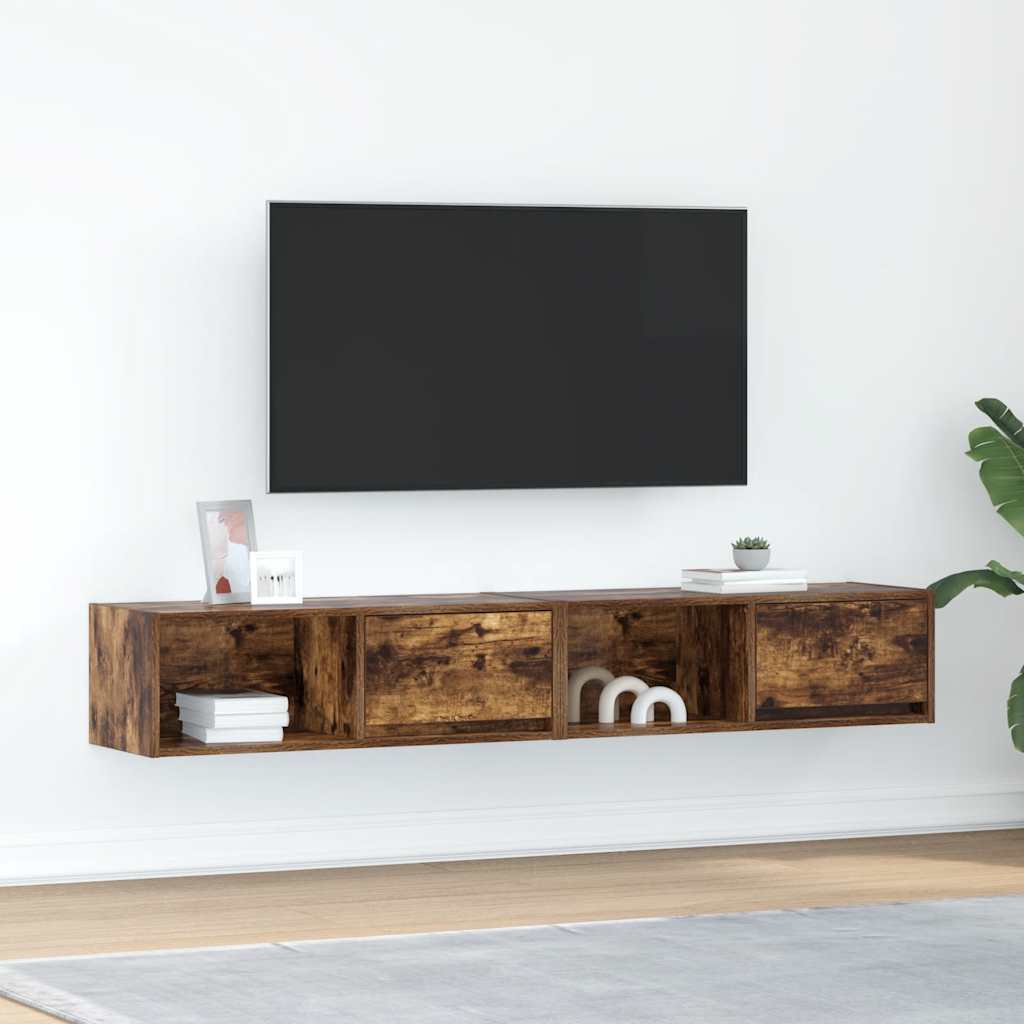 Tv-Bänkar 2 St 100X31X25,5 Cm Konstruerat Trä