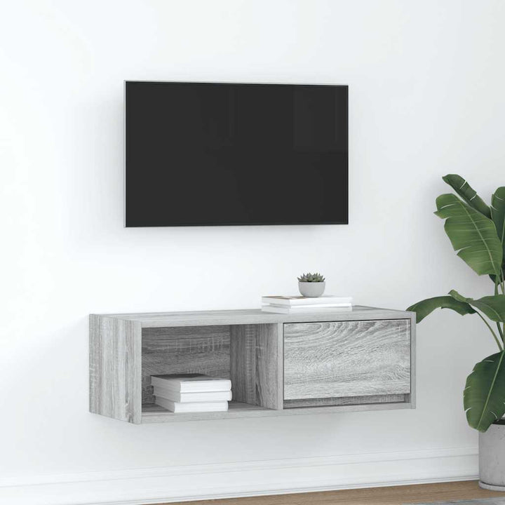 Tv-Bänkar 2 St 100X31X25,5 Cm Konstruerat Trä