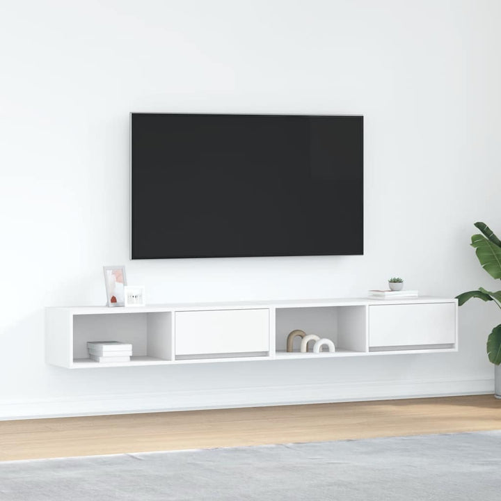 Tv-Bänkar 2 St 100X31X25,5 Cm Konstruerat Trä