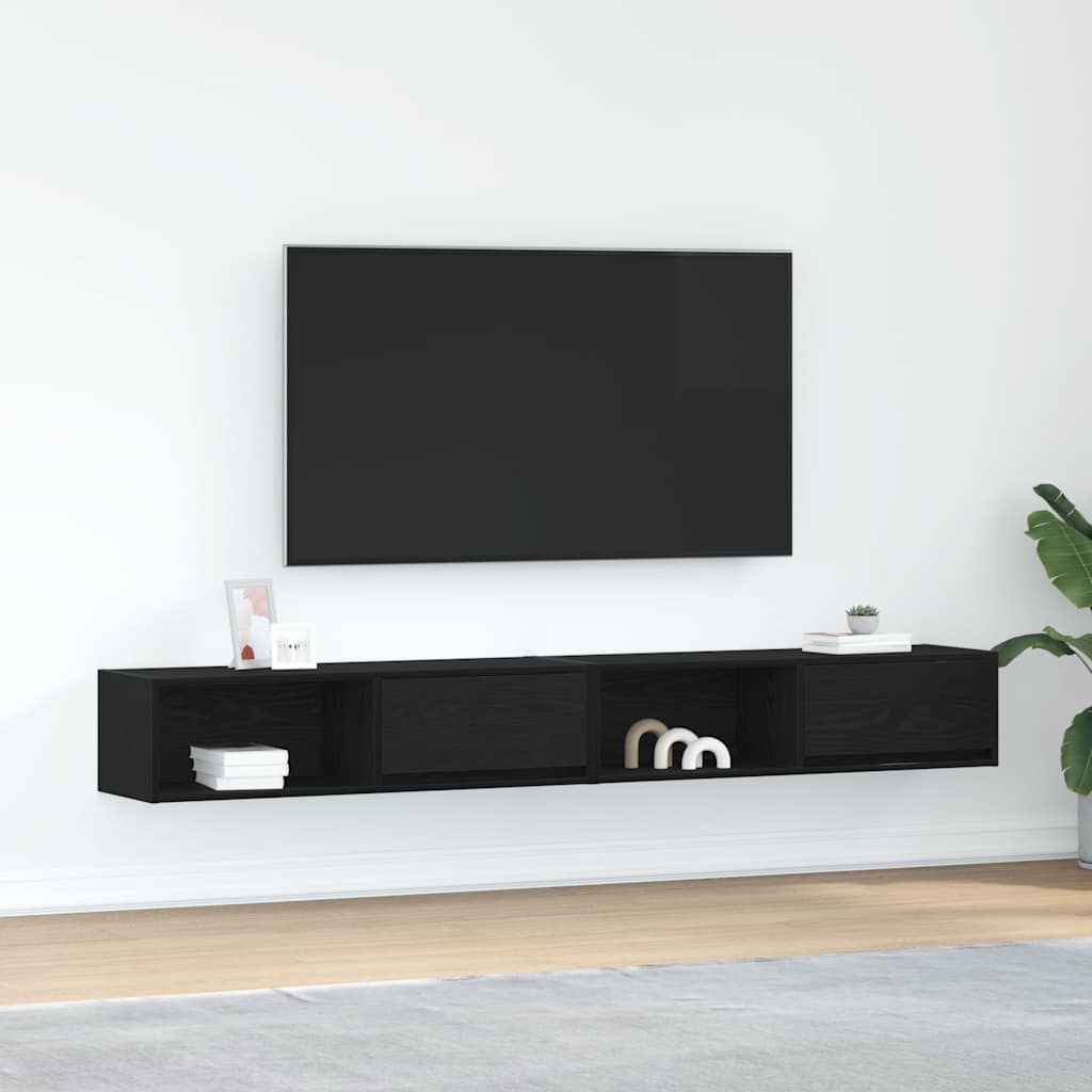 Tv-Bänkar 2 St 100X31X25,5 Cm Konstruerat Trä