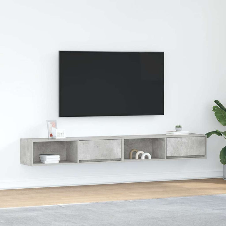 Tv-Bänkar 2 St 100X31X25,5 Cm Konstruerat Trä