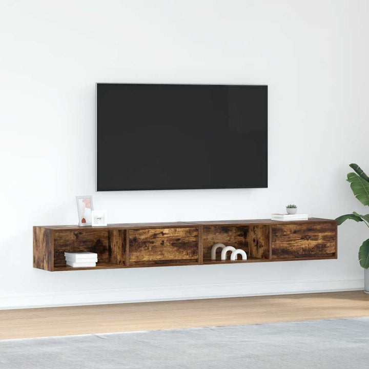 Tv-Bänkar 2 St 100X31X25,5 Cm Konstruerat Trä