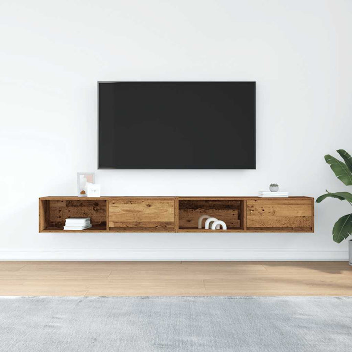 Tv-Bänkar 2 St 100X31X25,5 Cm Konstruerat Trä