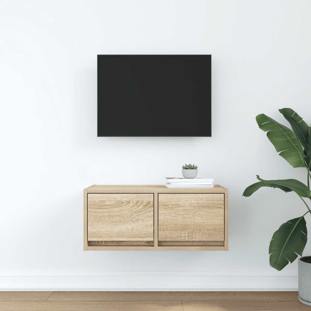 Tv-Bänk 60X31X25,5 Cm Konstruerat Trä