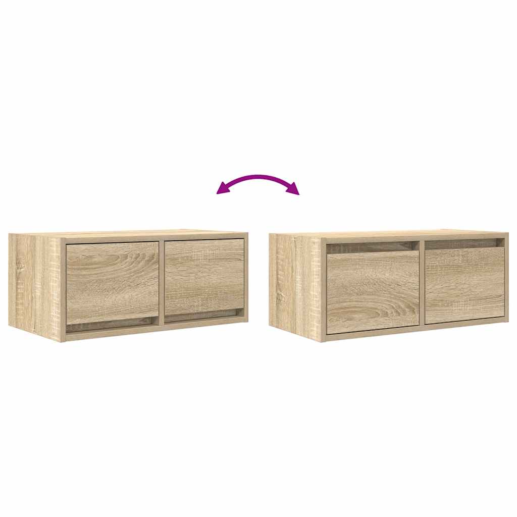 Tv-Bänk 60X31X25,5 Cm Konstruerat Trä