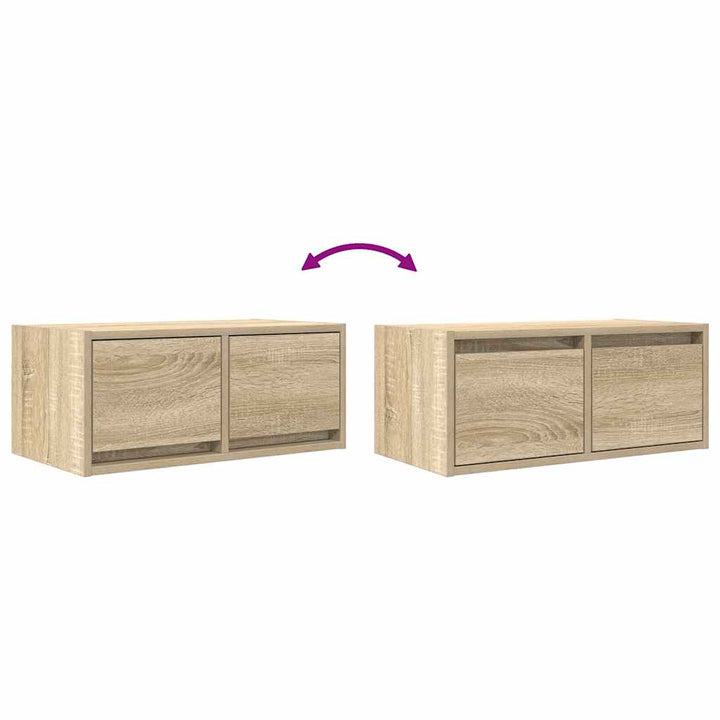 Tv-Bänk 60X31X25,5 Cm Konstruerat Trä