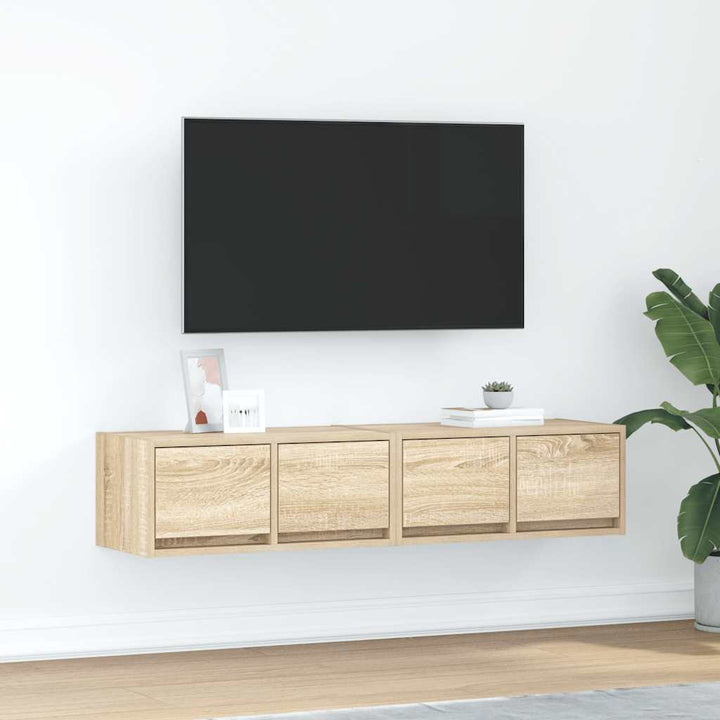 Tv-Bänkar 2 St 60X31X25,5 Cm Konstruerat Trä