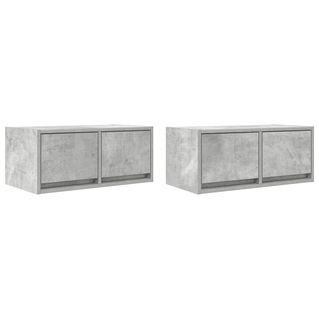 Tv-Bänkar 2 St 60X31X25,5 Cm Konstruerat Trä